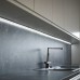 Προφίλ Αλουμινίου Ασημί Επίτοιχο Φαρδύ 1m για ταινία LED με Ματ Τζάμι 99ACC23